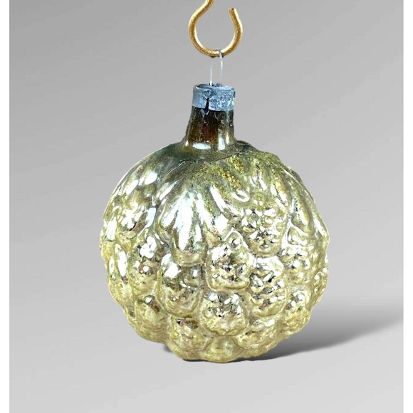 Source Unknown Other - Vintage Mercury Glass Walnut Christmas Ornament Classic!